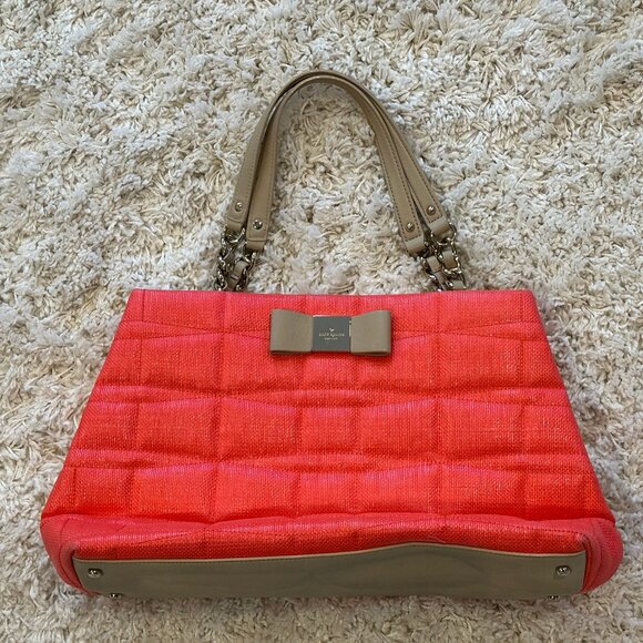 Coral Kate Spade Tote - Picture 1 of 2